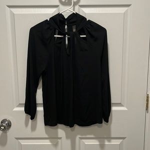 Black blouse with cutouts!